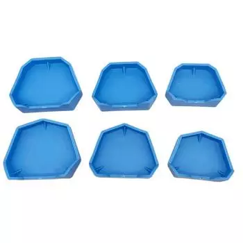 3 Размер(Большой/Средний/Маленький)Стоматологическая лаборатория гипсовая модель основание бывшая форма лоток стоматологический инструмент large