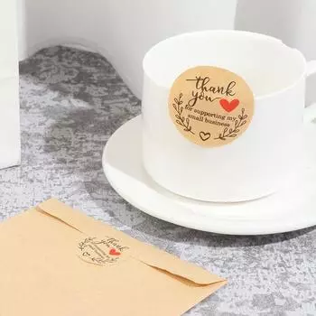 3 размера 500 шт. Спасибо Наклейки Скрапбукинг Для Конверта Печать Этикетки Наклейки 25mm