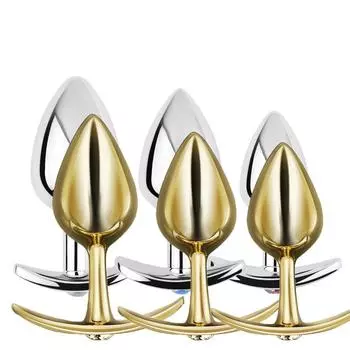 3 размера дилдо анальная пробка анальная пробка анальный массажер секс-игрушки стимулятор простаты мастурбатор из нержавеющей стали для пар взрослые игры