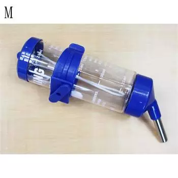 3 размера пластиковый подвесной дозатор для бутылки с водой для хомяка, морской свинки, кролика M