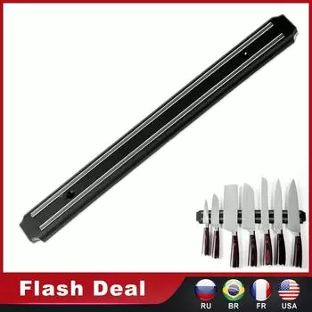 3 размера подставка для ножей из нержавеющей стали магнитный держатель для ножей настенная стойка для хранения домашний магнит многоцелевой кухонный инструмент