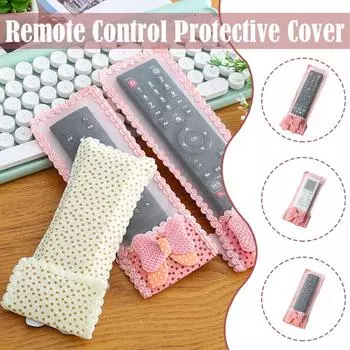 3 размера противоударный чехол-бантик для пульта дистанционного управления Apple TV защитный прибор электрический пылезащитный орган V1T9 pink lagre-1pcs