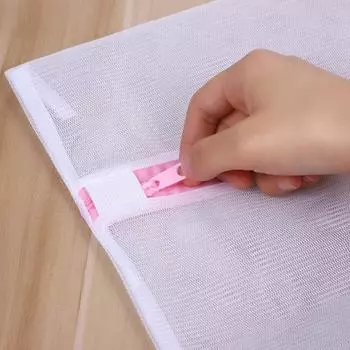 3 размера сетчатые мешки для стирки белья на молнии складные носки для нижнего белья защитная сетка 30x40cm