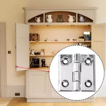 3 разных размера стыковых петель Устойчивы к коррозии Прочные 40X40MM серебряный