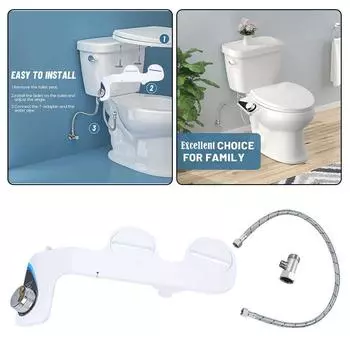 3 режима Биде Туалет Насадка Двойное Отверстие Насадка Не Электрические Биде Сиденья Для Унитаза Биде Распылительная Насадка Сиденье Для Унитаза Интеллектуальное Interface 7/8