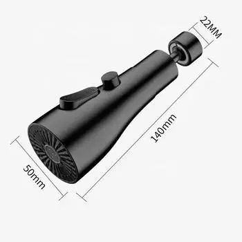 3 режима кухонный кран распылительная головка водосберегающая 360° поворотная шаровая насадка кран адаптер запасные части для мойки кухонные принадлежности серебряный