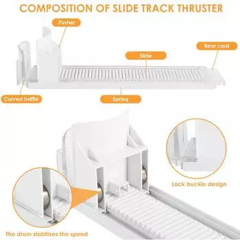 3 ряда напитков самораздвижная полка для холодильника с регулируемой шириной диспенсера для банок содовой колы, пива, яиц, кухонный органайзер