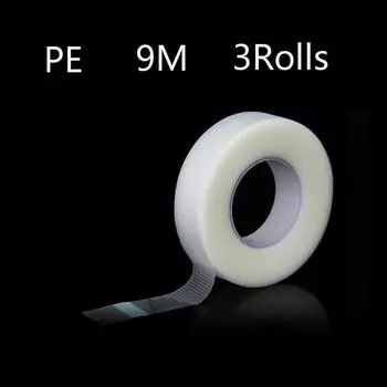 3 рулона ленты для наращивания ресниц под патчами, наклейка для наращивания ресниц, макияжа глаз, дышащая, легко рвется 1 roll