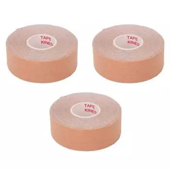 3 рулона липкой ленты для лица, полоски для удаления морщин, легко режущие, V-образные, подтягивающие пластыри, цвет кожи