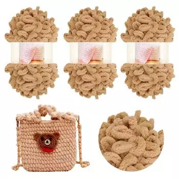 3 рулона пряжи для вязания на пальцах пряжа для вязания крючком не нужна пряжа пушистая пряжа для вязания на пальцах для начинающих опытных мастеров одеяла для самостоятельного вязания шарфы