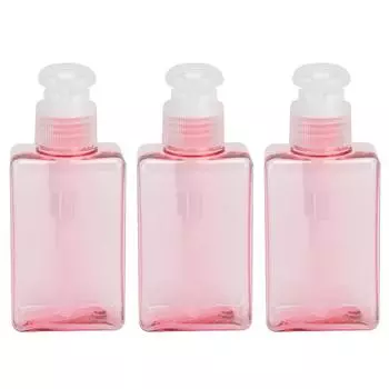 3 шт 100 мл многоразовый пластиковый пустой флакон-дозатор для мыла лосьон контейнер для жидкости для шампуня