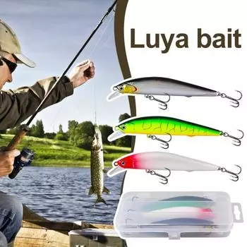 3 шт. 10 см/9,5 г приманка для ловли рыбы в виде гольяна с тройным крючком в виде язычка для дальнего заброса искусственная