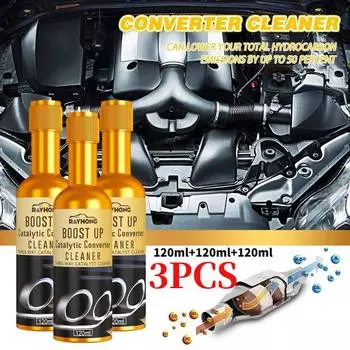 3 шт. 120 мл акция автомобильные каталитические нейтрализаторы очистители автомобильные катализаторы легко очищаются ускорители двигателя