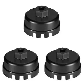 3 шт. 14-канавочный 64,5-миллиметровый ключ для снятия крышки масляного фильтра для Toyota Lexus Rav4, обеспечивает максимальный крутящий момент, черный внешний вид