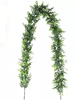 3 шт. 178 см зеленое растение, искусственные эвкалиптовые растения, листья эвкалипта из ротанга, ротанга для дома, свадьбы, сада, украшения гостиной