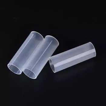 3 шт. 18650 держатель трубки аккумулятора пластиковый корпус адаптер для фонарика Torch Lamp n/a прозрачный