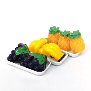 3 шт. 1/12 кукольный домик имитация еды тарелки кукольный домик мини кухня столовые приборы украшения кукольный дом аксессуары игрушки