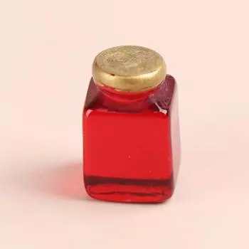 3 шт. 1/12 кукольный домик имитация бутылки варенья горшочек меда мини домашняя кухонная игрушка красный