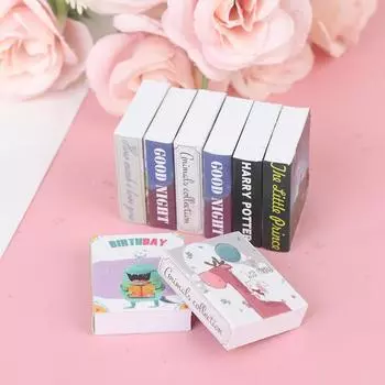 3 шт. 1/12 кукольный домик миниатюрные сказочные книги кукольный домик аксессуары декор