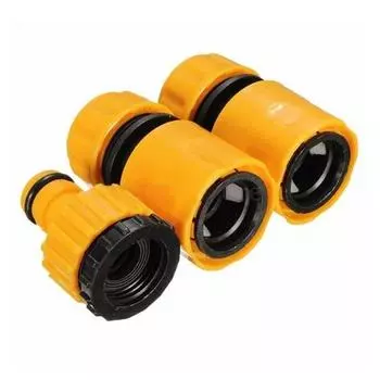 3 шт. 1/2 дюйма 3/4 дюйма садовый шланг для воды фитинг для быстрого подключения адаптера