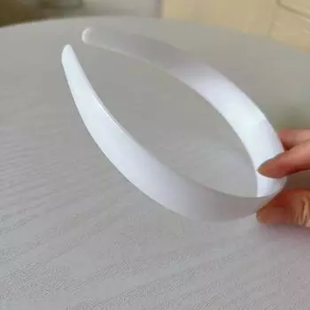 3 шт. 20/25/30/40 мм Белые пластиковые ободки Однотонные без зубцов Основа-обруч для волос для изготовления украшений для волос своими руками Аксессуары для ободков