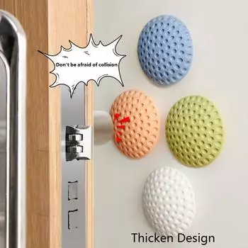 3 шт./2/1 шт., противоударная накладка на стену, защитный резиновый амортизатор для предотвращения столкновений, глушитель 5CM белый