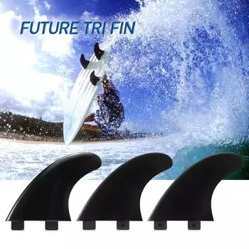 3 шт./2 шт. ласты FCS, плавники для доски для серфинга, подруливающие устройства, ласты из стекловолокна, нейлоновые ласты для серфинга GL/GX/M5/G5 GL чёрный