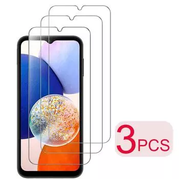 3 шт. 3 шт. полное защитное стекло для Samsung Galaxy A14 A145G A 14 SM-A146 5G 6,6 дюймов закаленное защитное стекло для экрана