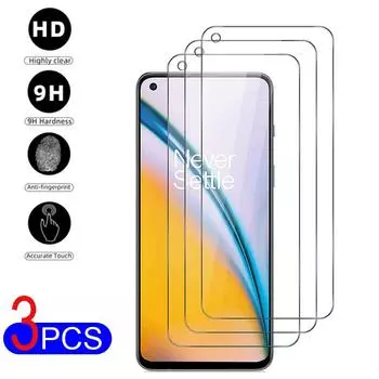 3 шт. 3 шт. закаленное стекло для OnePlus 7T 8T 9R 9RT 10R 10T ACE PRO 2V Nord CE 2 5G 2T N10 N20 N100 N300 LITE 5G защитная пленка для экрана OnePlus Nord 2T белый