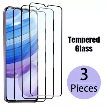 3 шт. 3 шт. закаленное стекло для Xiaomi Mi 8 Lite 9 9t 10 10t 11 11t 11i Redmi Note 8 Pro 7 7a 8a 9a 10 10s 9 9s 9t 11s 9c Защитная пленка для экрана Xaomi Redmi