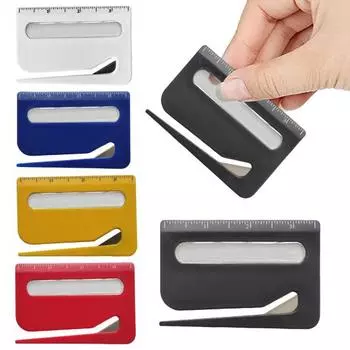 3 шт. 3 в 1 нож для вскрытия писем с увеличительным стеклом и линейкой. Технология точной резки. белый