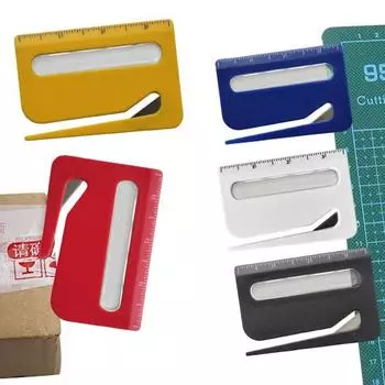 3 шт. 3 в 1 нож для вскрытия писем с увеличительным стеклом и линейкой. Технология точной резки. Эргономичный дизайн. Открывалка для конвертов. жёлтый