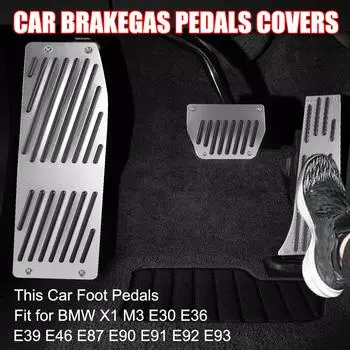 3 шт./4 шт. Автомобильные педали для BMW E46 E87 E30 E36 E39 E91 E92 Серия 1 3 5 X1 M3 Ускоритель Сцепление Педаль Тормоза Подставка Аксессуары