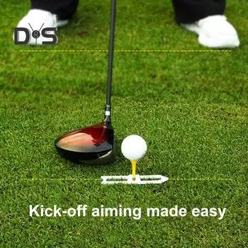 3 шт. 4-зубчатые пластиковые клюшки для гольфа с уменьшенным трением и боковым вращением, с основаниями, аксессуары для гольфа для любителей гольфа Sets