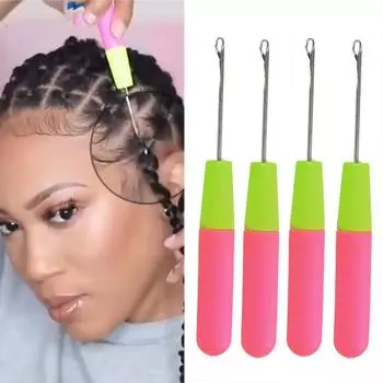 3 шт./5 шт. инструменты для плетения париков, краска для волос, домашние крючки для парика, крючки для языка, простые практичные крючки, крючки для ковров 1pcs
