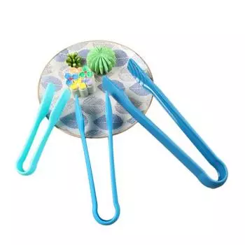 3 шт. 6/8/10 дюймов силиконовые щипцы для хлеба и салата зажим для кухни выпечка кулинарный инструмент распродажа товары синий