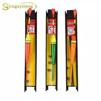 3 шт./6 шт., 12,5 см, 10 г, вертикальный буй, аксессуары для рыбалки, деревянные рыболовные поплавки, 3 цвета, 5 #7 #9 # поплавок красный