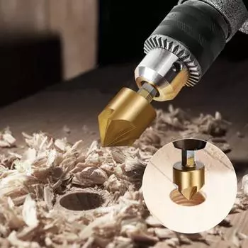 3 шт./6 шт., 6-19 мм, 82°, шестигранный хвостовик, фреза для фаски, набор сверл с зенковкой 13/16/19mm