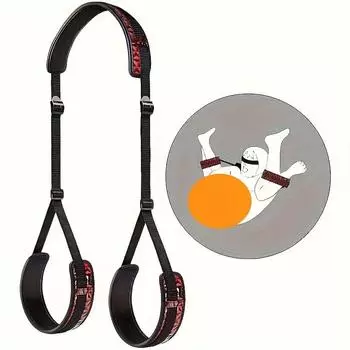 3 шт./7 шт. красный комплект из искусственной кожи для БДСМ, классический комплект для начинающих БДСМ, ремешок для ног с разрезом, секс-реквизит для бондажа с раздвинутыми бедрами, кожаная пощечина для порки, анальный плюс 3pcs(Red