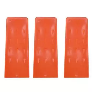 3 шт. 8-дюймовые клинья для валки деревьев с шипами, пластиковые безопасные инструменты для рубки деревьев бензопилами