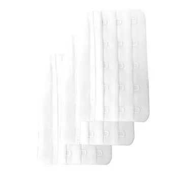 3 шт., 9,5 см, 5 крючков, женский бюстгальтер с пряжкой, антикоррозийный, гибкий, мягкий, большие размеры, удлинители бретелей для бюстгальтера, аксессуары для бюстгальтера