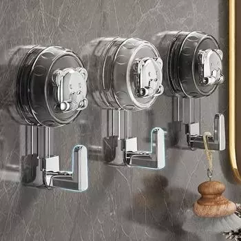 3 шт. ABS легкие роскошные крючки-присоски для подвешивания, бесплатный крючок для хранения в шкафу, украшение для дома, бесследный настенный крючок, сумка