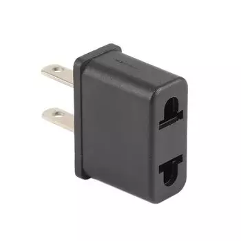 3 шт. адаптер с американской на европейскую вилку 250 В 6 А адаптер с американской на европейскую вилку для дорожного зарядного устройства чёрный