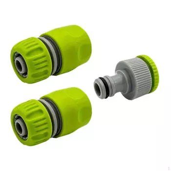 3 шт. Адаптеры для садового шланга, соединители для крана, соединитель для полива