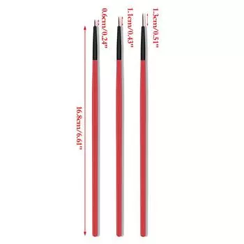 3 шт. акриловая кисть для дизайна ногтей ручка для рисования точек набор для самостоятельного дизайна ногтей инструменты для точек 5/7/11 мм