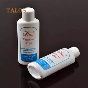 3 шт., акриловые насадки для дизайна ногтей Fasle, салонный УФ-гель, очищающее средство Clean Plus, инструмент для красоты