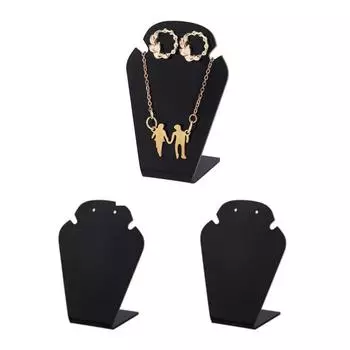 3 шт. Акриловые подставки для демонстрации ювелирных изделий, ожерелий, для выставок, спальни, прилавка, бизнеса