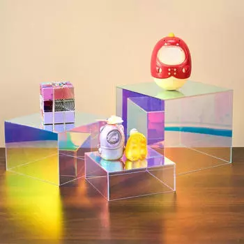 3 шт. акриловый кубический подставка для демонстрации вложенности фуршет еда ювелирные изделия десерт действие