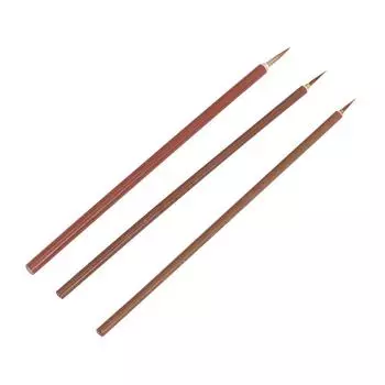 3 шт. акварельное масло китайская каллиграфия искусство стационарный крючок линия ручка принадлежности для рисования кисть для рисования коричневый