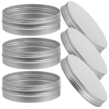 3 шт. Алюминиевая мыльница Простые держатели Коробки для хранения Контейнеры для еды с крышками Шампунь Ванная комната